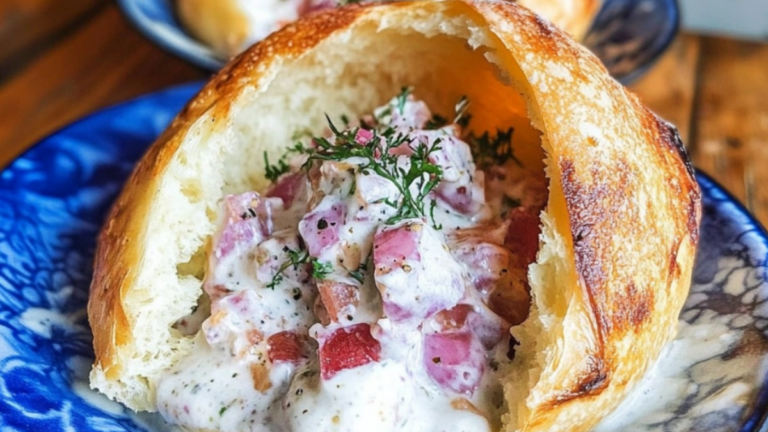 Lyxig Smördegsbåge med räkröra