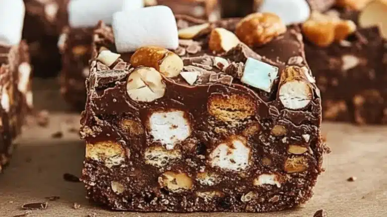 Lyxig Rocky road med Dumle och Polly