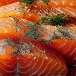 Gravad lax på färsk lax