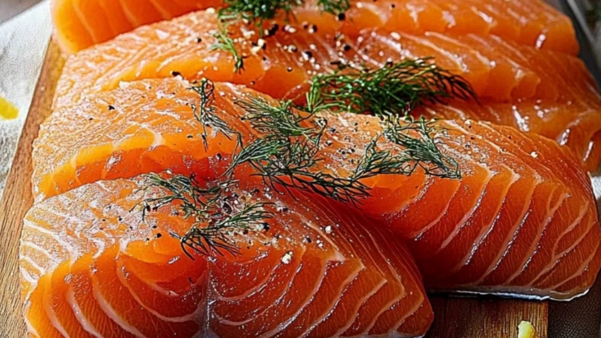 Gravad lax på färsk lax