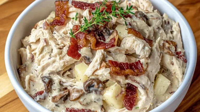 Kycklingsallad med krämig dressing