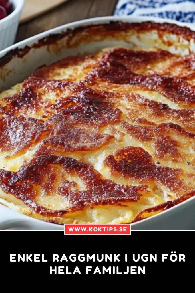 Enkel Raggmunk i ugn för hela familjen