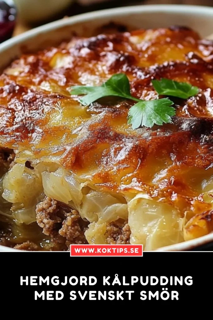 Hemgjord Kålpudding med Svenskt Smör