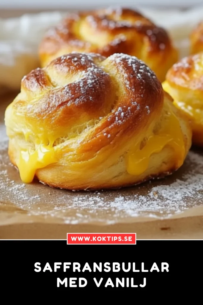 Saffransbullar med vanilj