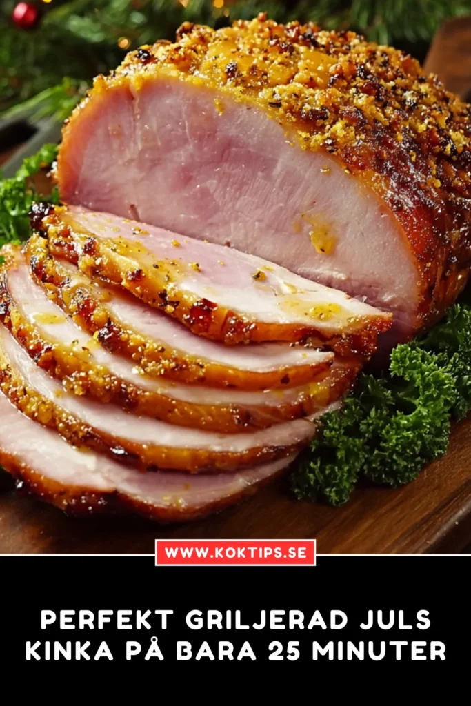 Perfekt Griljerad julskinka på bara 25 minuter