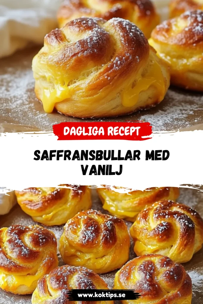Saffransbullar med vanilj