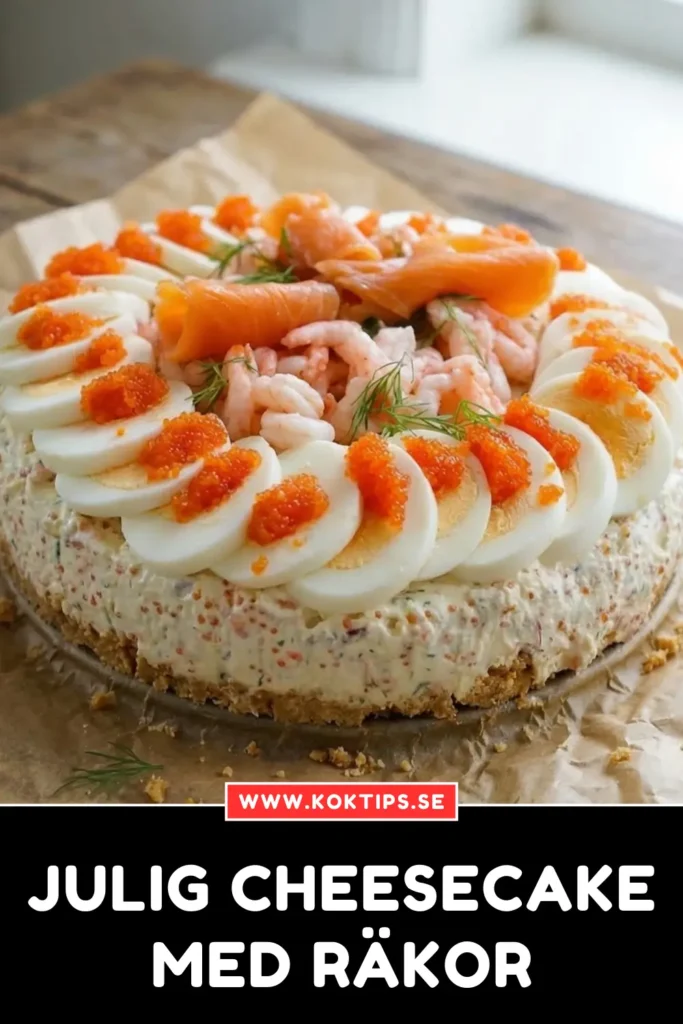 Julig Cheesecake Med Räkor