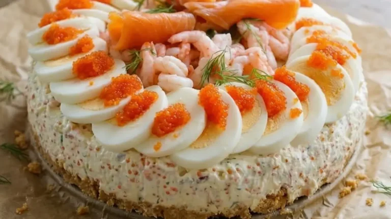 Julig Cheesecake Med Räkor