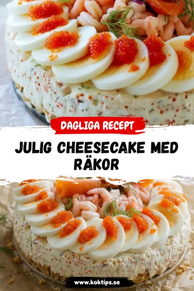 Julig Cheesecake Med Räkor