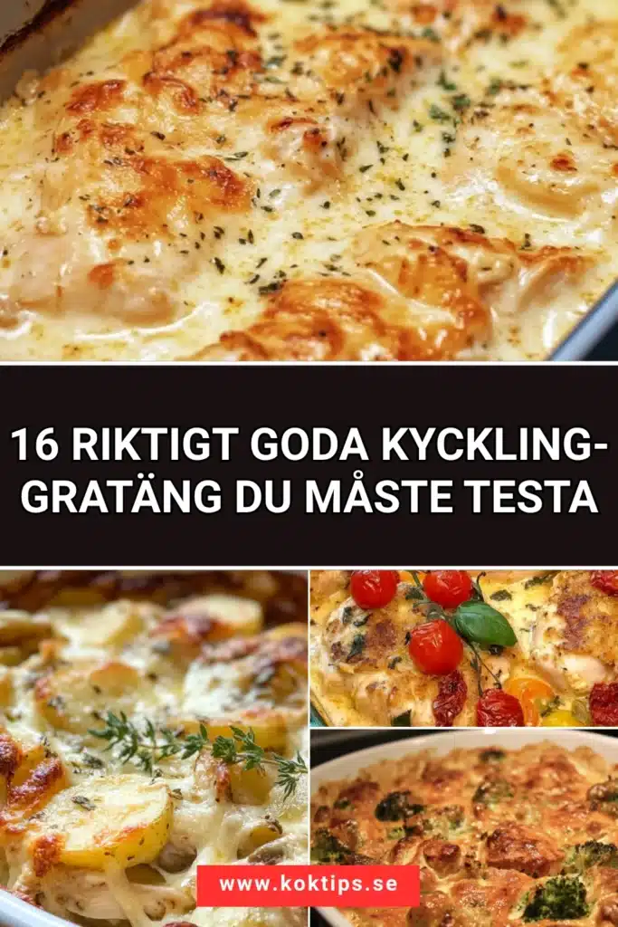 16 riktigt goda kycklinggratänger du måste testa