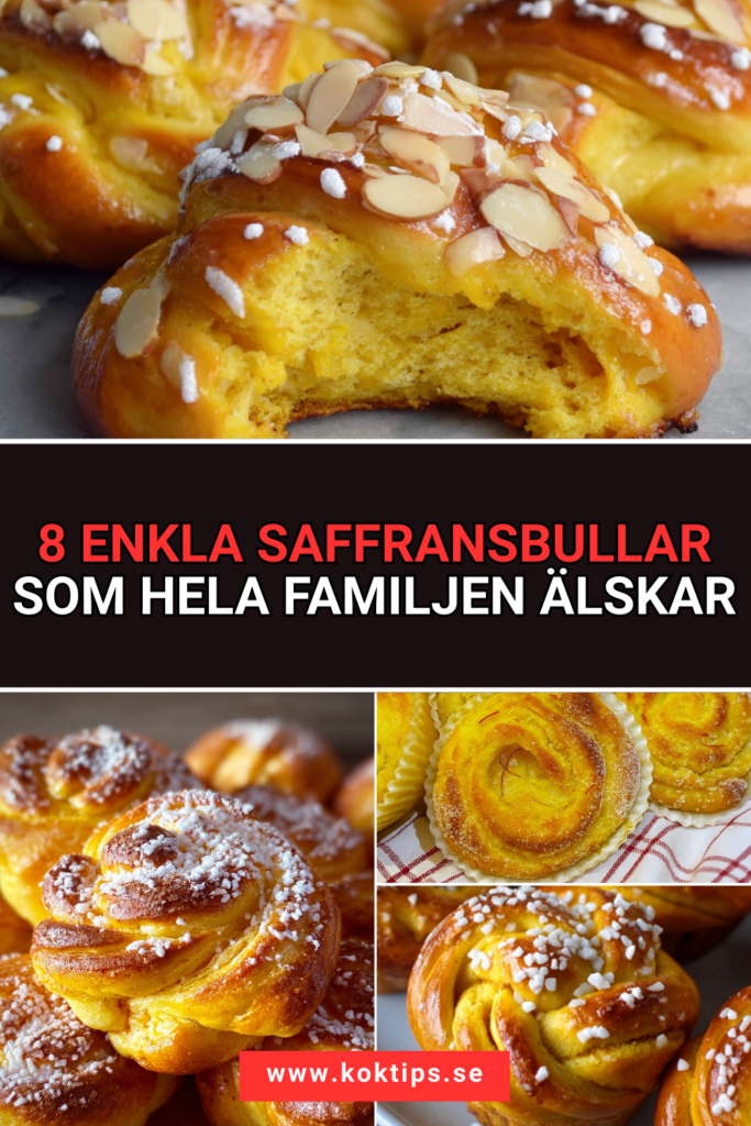 8 enkla saffransbullar som hela familjen älskar