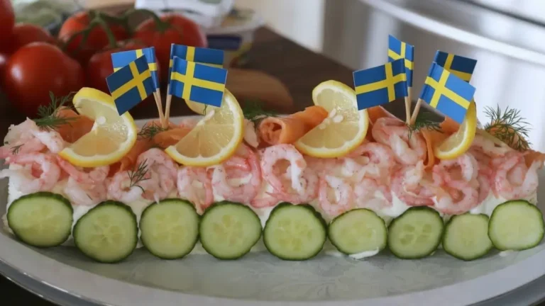 Skagenrulltårta: Enkelt & Festligt Recept med Räkor och Lax