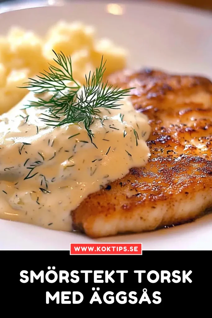Smörstekt Torsk med Äggsås