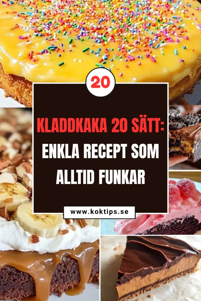 Kladdkaka 20 sätt: enkla recept som alltid funkar