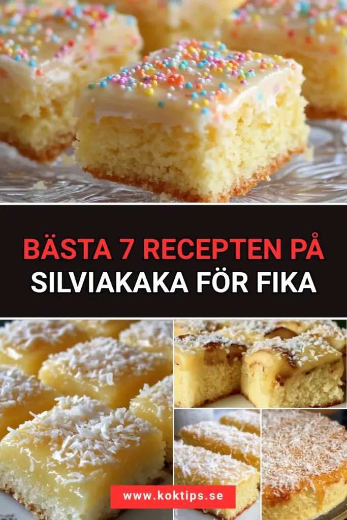 Bästa 7 recepten på Silviakaka för fika