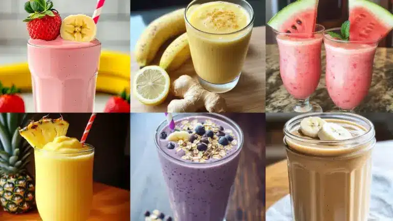 Snabba smoothies: 7 recept som funkar varje dag