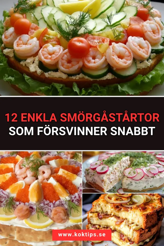 12 enkla smörgåstårtor som försvinner snabbt