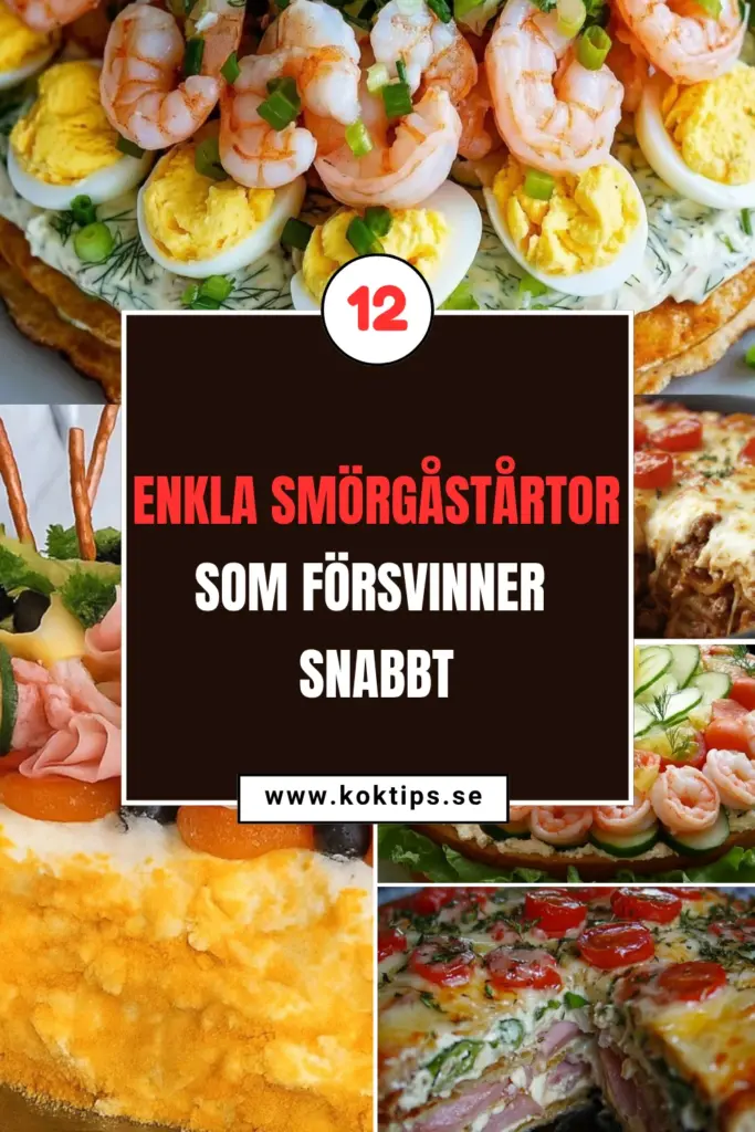 12 enkla smörgåstårtor som försvinner snabbt