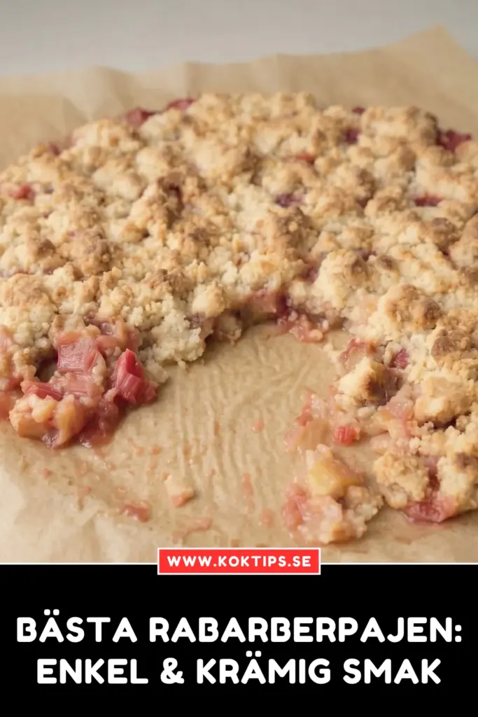 Bästa Rabarberpajen: Enkel & Krämig Smak