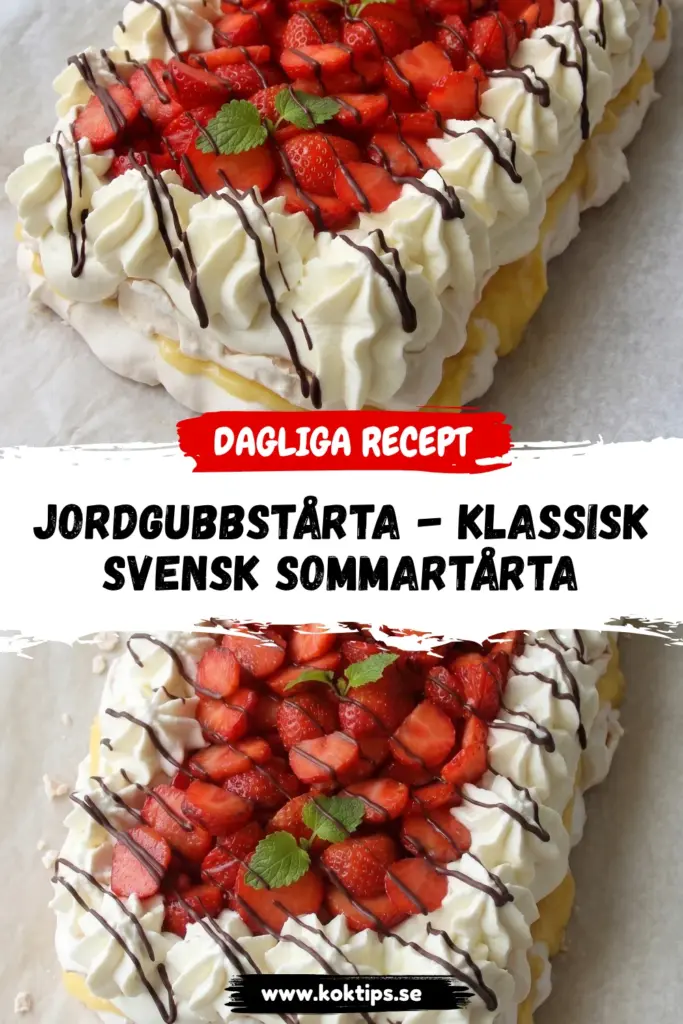Jordgubbstårta – klassisk svensk sommartårta