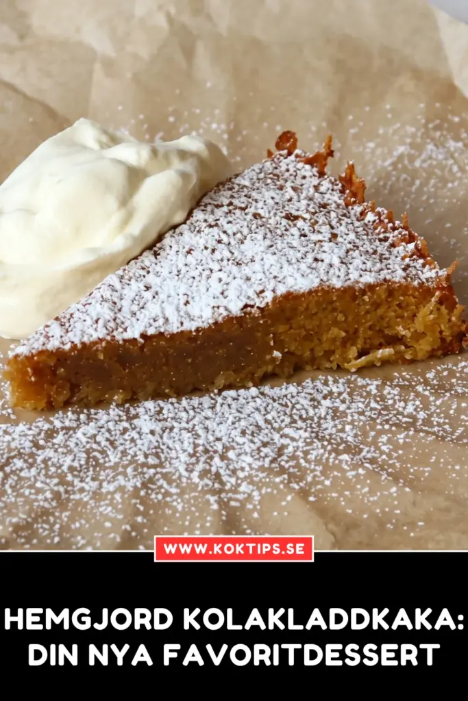Hemgjord Kolakladdkaka: Din nya favoritdessert