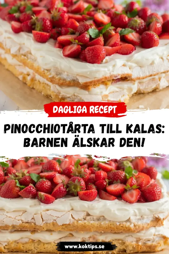 Pinocchiotårta till Kalas – Barnen Älskar Den!
