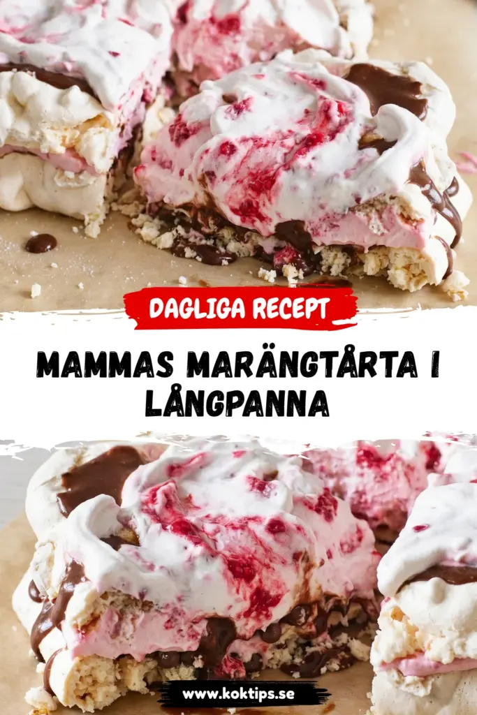 Mammas marängtårta i långpanna