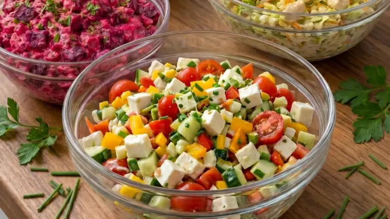 Krämiga sallader på 15 minuter: tre klassiska recept du kommer älska