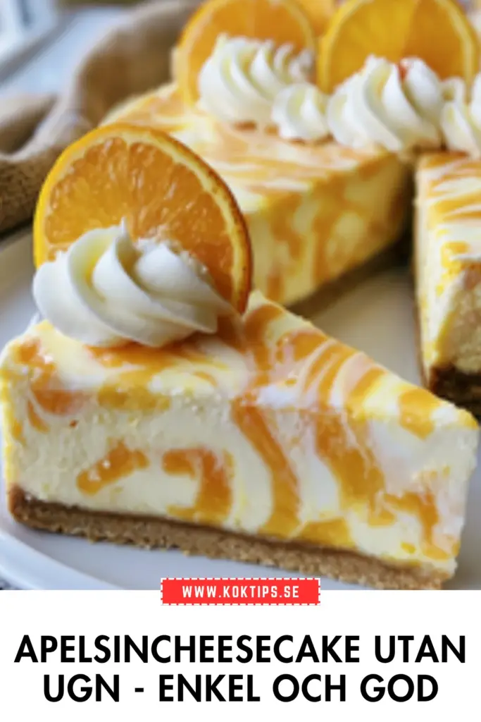 Apelsincheesecake utan ugn: det bästa hemlagade receptet för alla tillfällen
