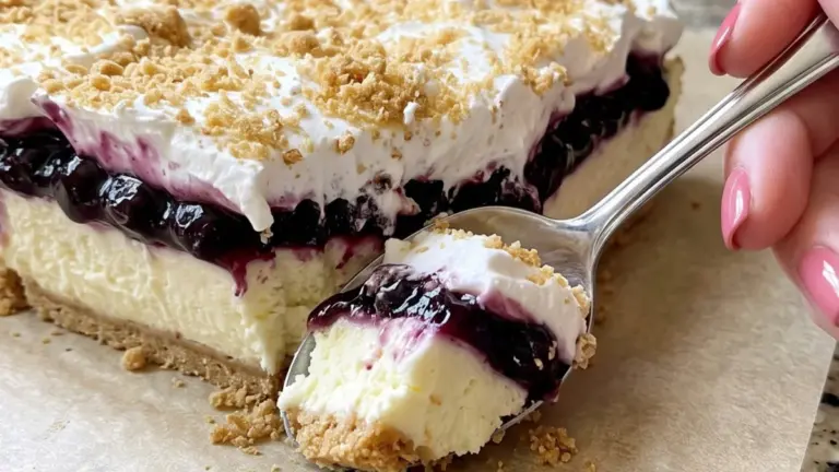 Citron- och Blåbärsdessert utan Ugn Gott