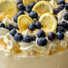 Citron och Blåbärstårta i Lager Recept
