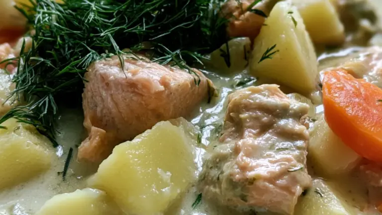 Klassisk finsk laxsoppa: enkel, krämig och full av smak