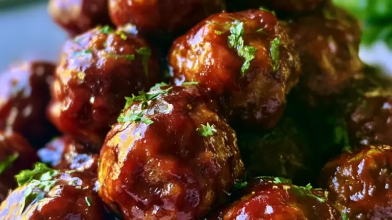 Glaserade BBQ-köttbullar: det godaste hemlagade receptet du någonsin testat