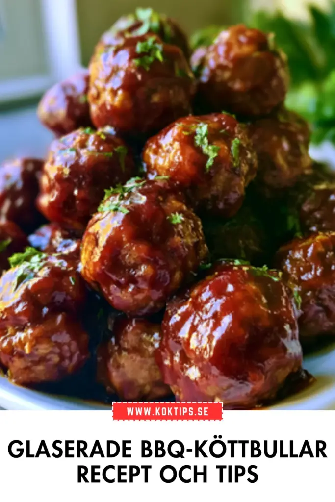Glaserade BBQ-köttbullar: det godaste hemlagade receptet du någonsin testat