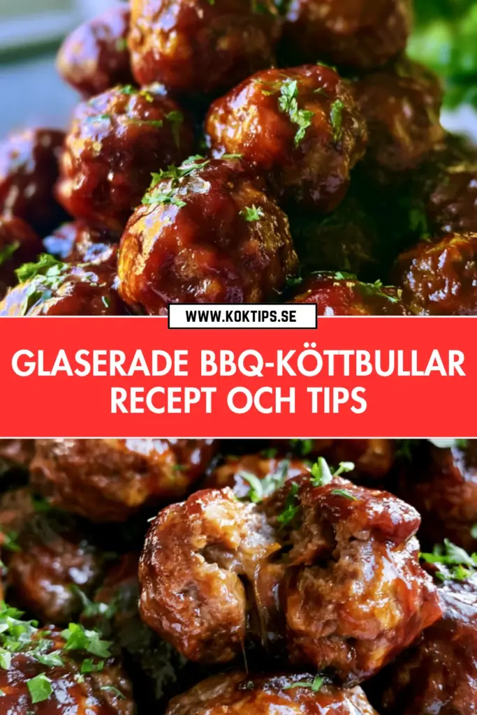 Glaserade BBQ-köttbullar: det godaste hemlagade receptet du någonsin testat