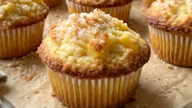 Glutenfria & Sockerfria Äppelmuffins med Krispigt Smultäcke