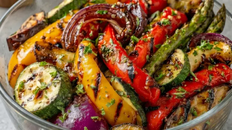 Grillade grönsaker med balsamvinägermarinad: det bästa sommarreceptet