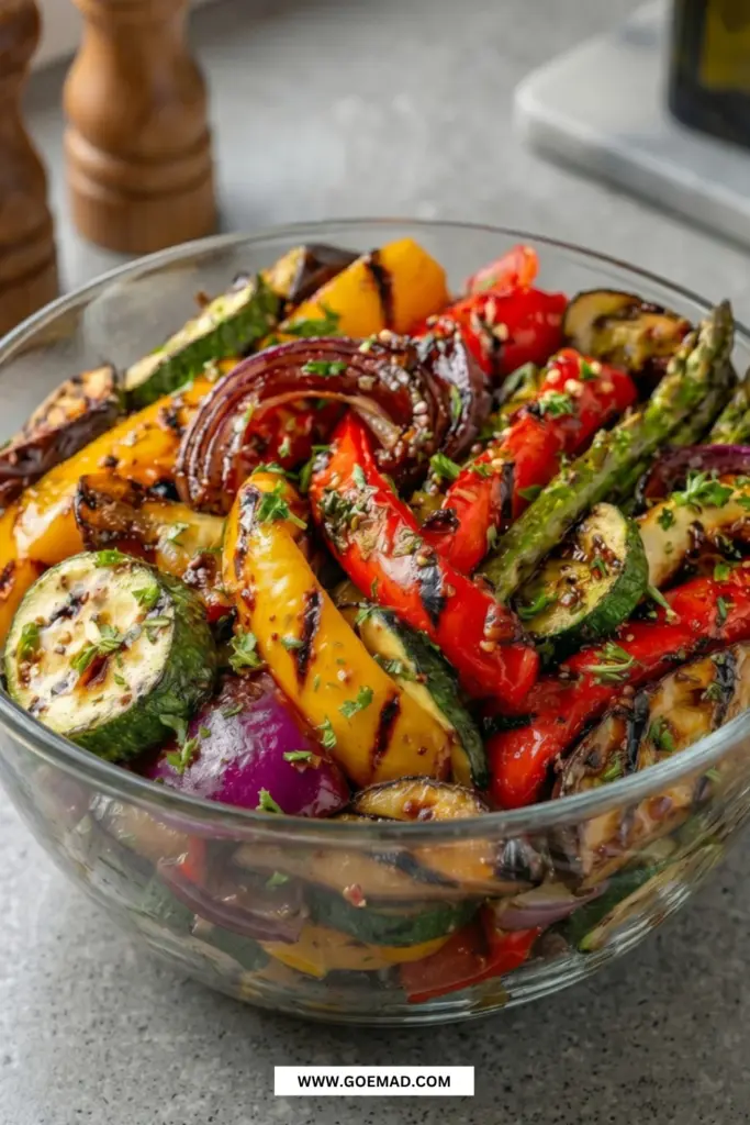 Grillade grönsaker med balsamvinägermarinad: det bästa sommarreceptet