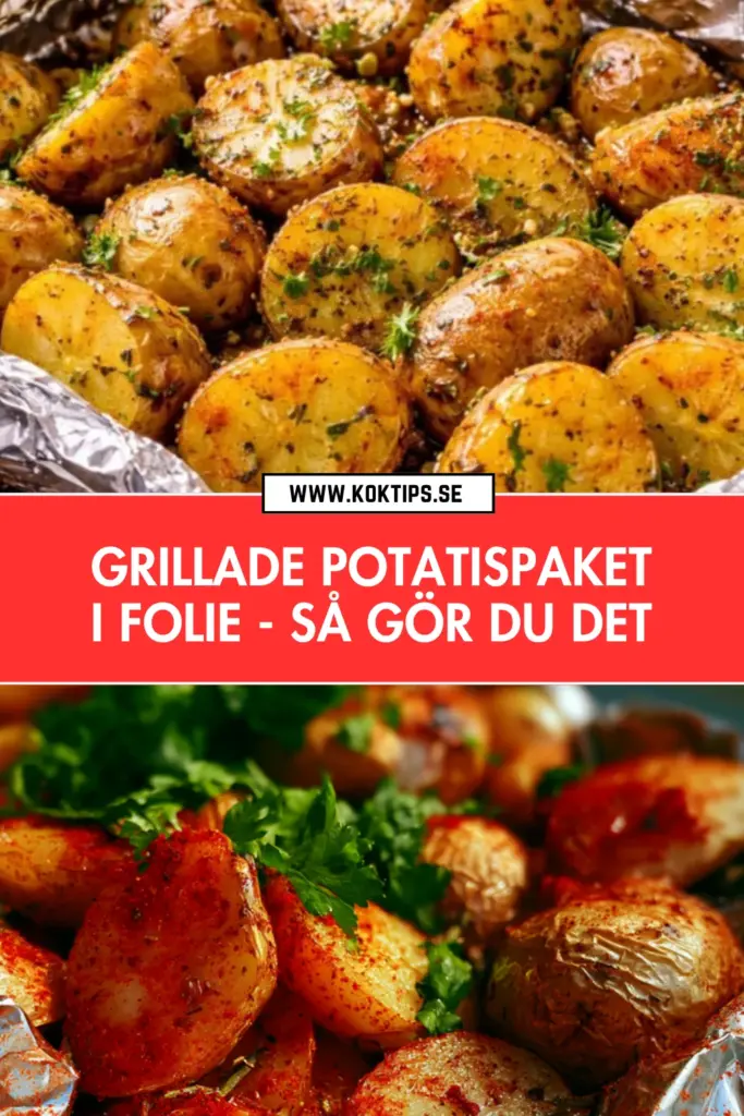 Grillade potatispaket i folie: det klassiska tillbehöret som alla älskar
