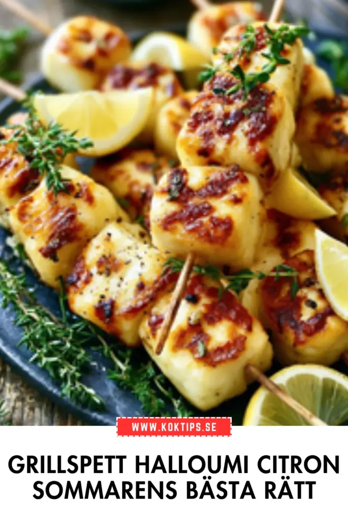 Grillspett Halloumi med Citron: Sommarens Bästa Recept från Grillen