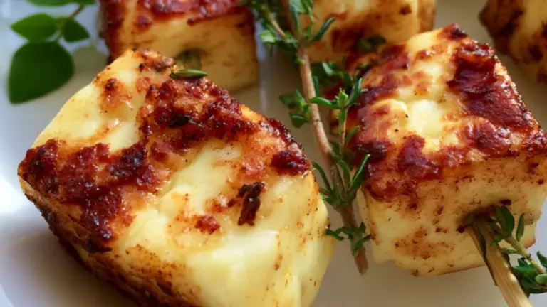 Grillspett Halloumi med Timjan: Det Godaste Sommarreceptet du Testar i År