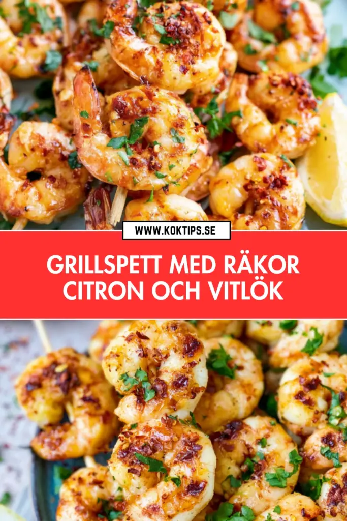 Grillspett med räkor är en av mina absoluta favoriträtter när sommaren äntligen är här