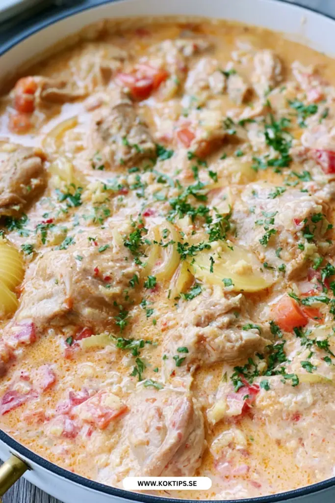Het sweet chili kycklinggryta: en snabb och kryddig favorit för hela familjen