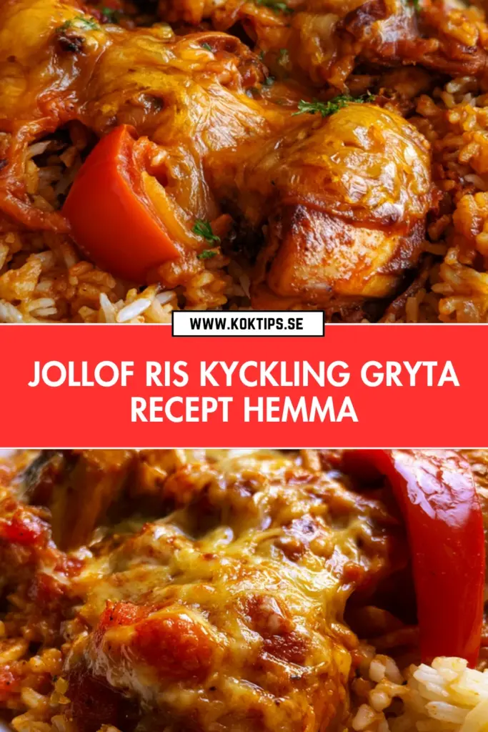 Jollof ris kyckling hemma: det bästa receptet du kommer laga i år