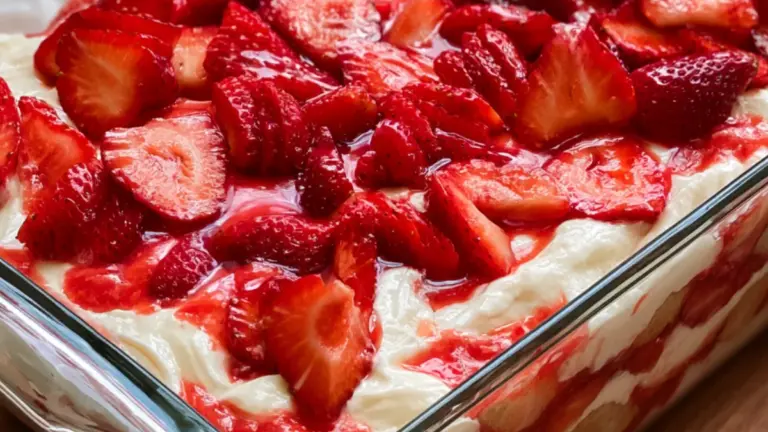 Krämig jordgubbstiramisu på bara 10 minuter: enkelt recept utan ugn