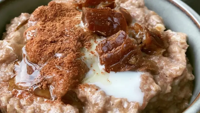 Kanelgröt med dadlar: det enklaste och godaste frukostereceptet