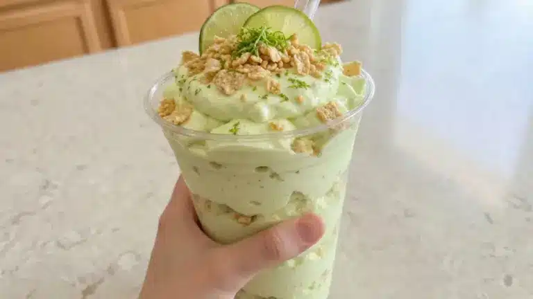 Key lime-dessert i glas: sommarens snyggaste dessert!