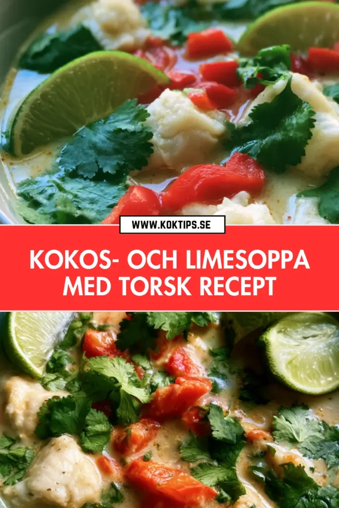 Kokos- och limesoppa med torsk: det krämiga receptet du kommer älska
