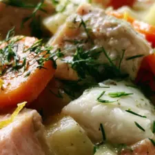 Krämig Laxgryta Mörrum Klassisk Recept