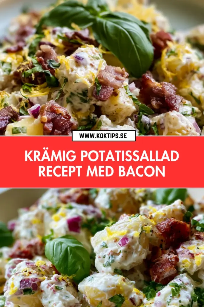 Krämig Potatissallad — enkel, klassisk och fullproppad med smak